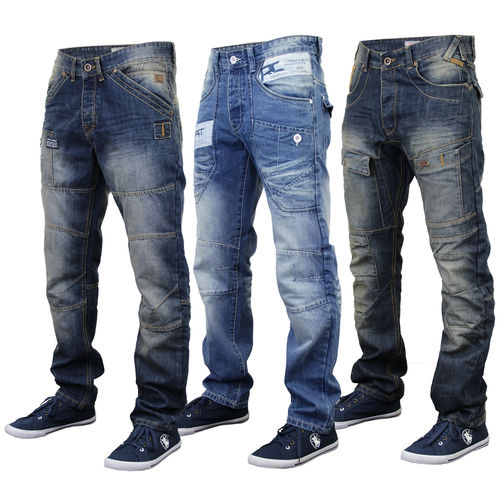 Monkey Washed Mens Jeans