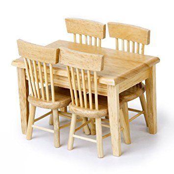 4 Chair Wooden Dinning Set