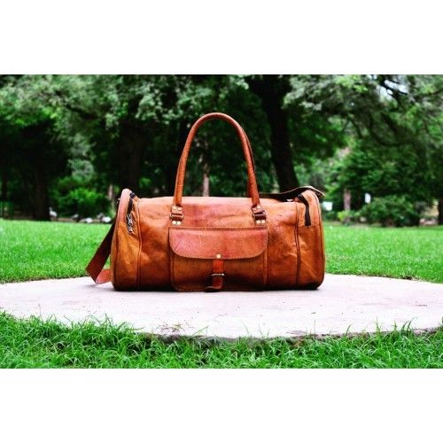 Genuine Leather Duffle Bag