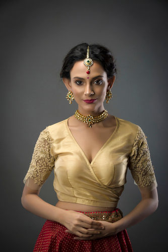 Kundan AD Choker Necklace Set