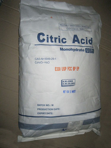 Citric Acid Monohydrate 5949-29-1