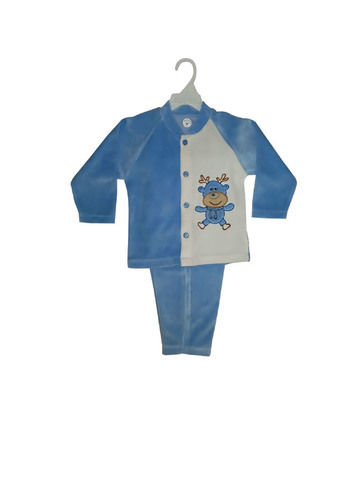 Full Sleeve Blue Color Baba Suit