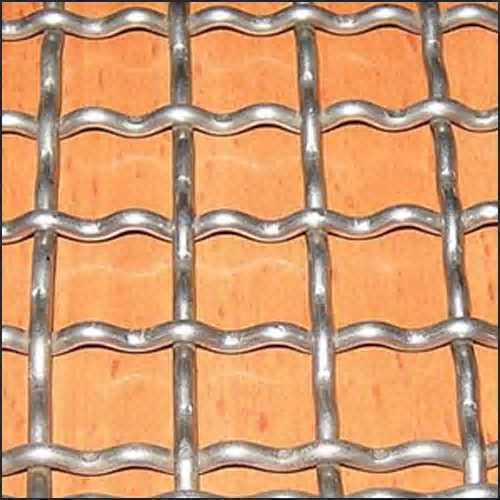 Durable Crimped Wire Mesh - High-Strength Metal Alloy, Versatile Crimped Design for Enhanced Durability and Performance