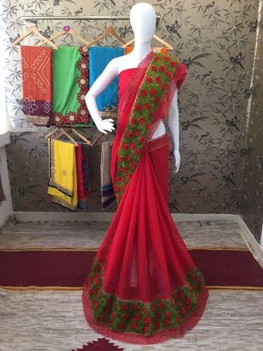 Fancy Pure Cotton Saree