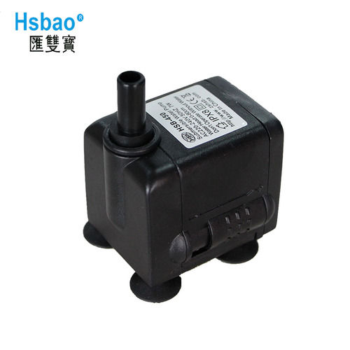  Hsbao 7W 450L/H सबमर्सिबल एक्वेरियम पंप 