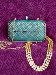 Imported Zari Clutch Bag