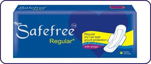 New Safefree Sanitary Pad Absorbency: 80 Milliliter (Ml)