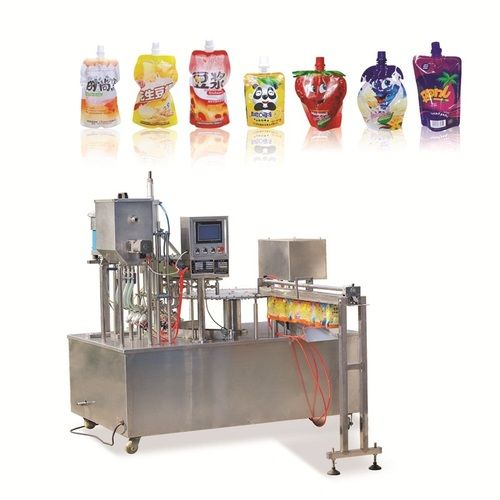 Standing Bag Filling And Capping Machine Application: Beverage