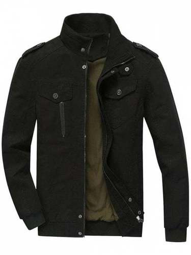 Wall Frame Materials Mens Black Jackets