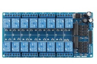 16 Channel Relay Board Module for Arduino PIC ARM AVR