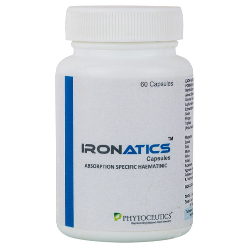 Capsule Ironatics Natural Iron Supplement Ingredients ...