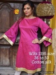 Ladies Silk Party Wear Kurti