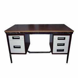 Steel And Wooden Executive Table