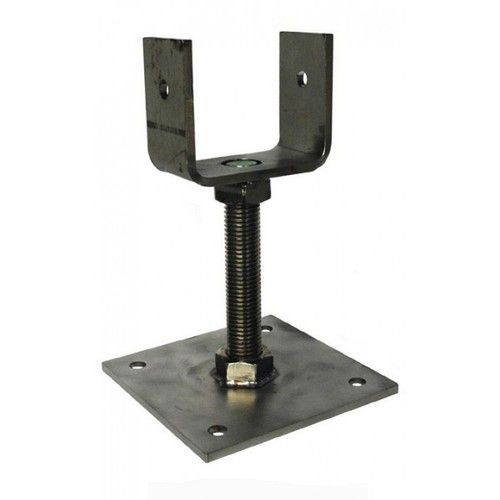 Carbon Steel Adjustable Post Base 150Mm High