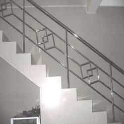 Beautiful SS Staircase Railing at Best Price in Agra 