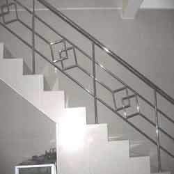 Beautiful Ss Staircase Railing at Best Price in Agra | I. A. Metal Product