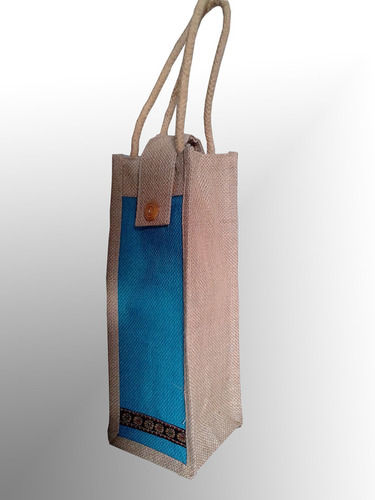 Fully Laminated Water Bottle Jute Bag