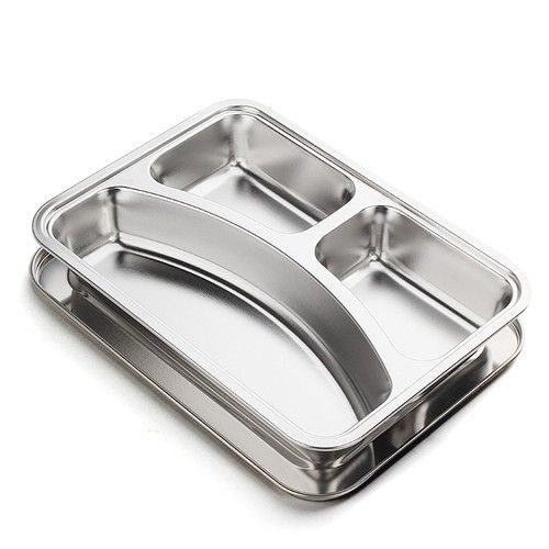 Top Quality Stainless Steel Thali (3 Compartment) 