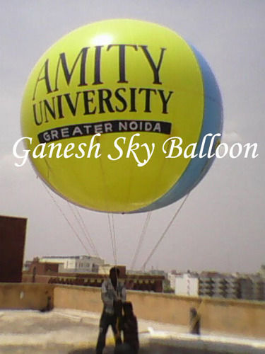 Yellow Advertising Sky Balloons For University