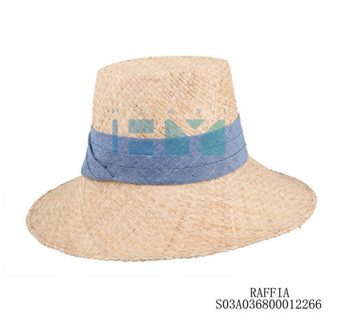 Cloche Shape Straw Hat