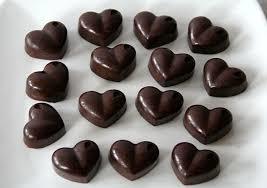 Homemade Heart Shape Chocolates