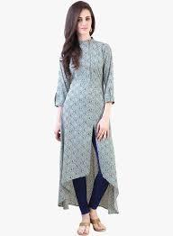 Ladies Cotton Designer Kurti - Printed Fabric, Custom Colors & 3-4th Sleeves | Cool Pass, Washable, Breathable, Ethnic & Casual Wear for All Seasons