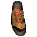 Brown Color Fancy Mens Slippers