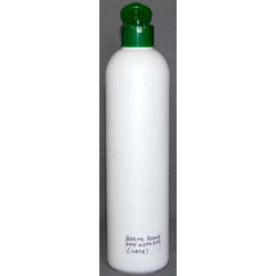 Cosmetic HDPE Bottles - 500ml with Flip Top Cap | Customizable for Detergents, Shampoos, Oils, Milks, Cosmetics