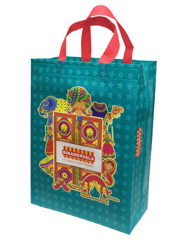 Green Bikanervala Sweets Carry Bags