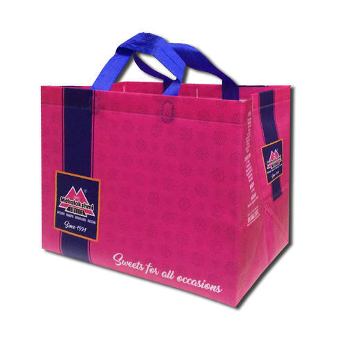 Non Woven Pink Sweets Carry Bags