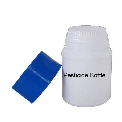 White Pesticide Bottle