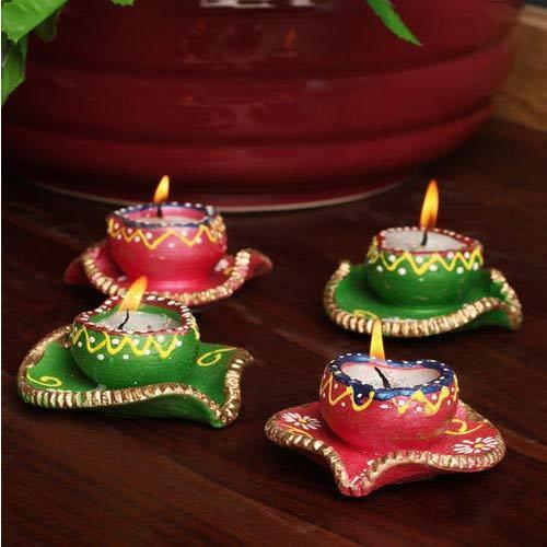 Best Price Fancy Clay Diwali Diya