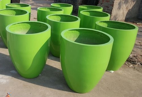 All Color Round Fiberglass Planter