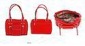 Custom Red Color Designer Handbags