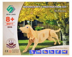 Wooden Construction Kit - Dog Educational Toys