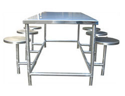 Stainless Steel Dining Table - Durable and Elegant Design, Perfect for Modern Interiors