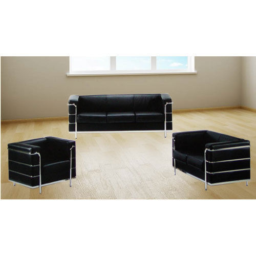 Black Stainless Steel Sofa Set No Assembly Required