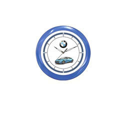 Blue Color Round Wall Clock