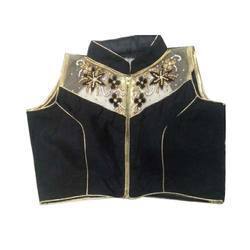 Embroidery Zip Style Blouse