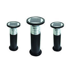 Plastic Solar Bollard Garden Light