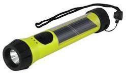 Sturdy Construction Solar Flashlight