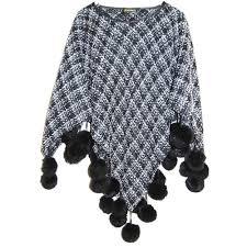 Attractive Color Ladies Poncho