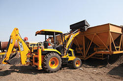 Yellow Jcb Backhoe Loaders 2Dx