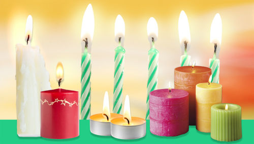 Colorfull Aromatic Candles