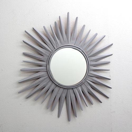 Iron And Glass And Mdf Wall Decor Mirror Frame