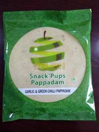 Madras Garlic & Green Chilli Papad
