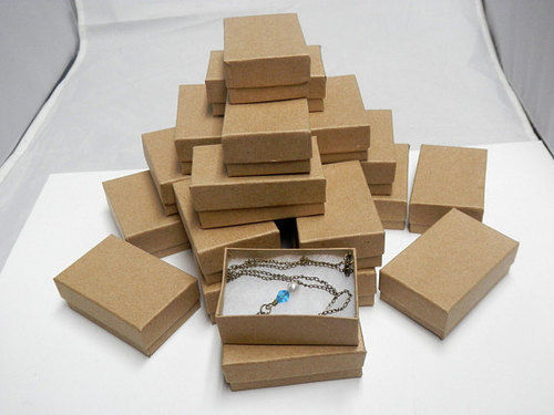 Kraft Jewelry Gift Boxes