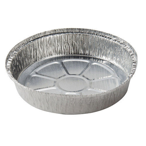 Round Silver Foil Food Container