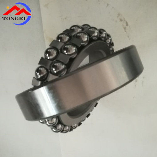 Self-Aligning Ball Bearing - Bearing Steel, Double Row Spherical Design | Features: Oil Seals, Flanged Bushes, Low Axial Load Capacity