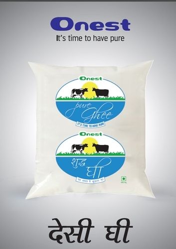 Yellow Pure Desi Ghee - 15kg Tin Packaging | Organic, Hygienically Prepared From Fresh Cream